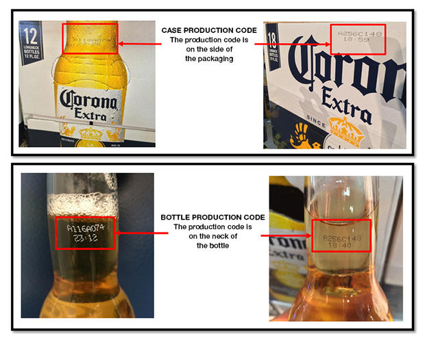 corona product codes 