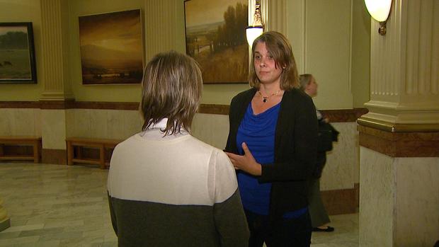 Brie Akins with the Colorado Coalition Against Sexual Assault 