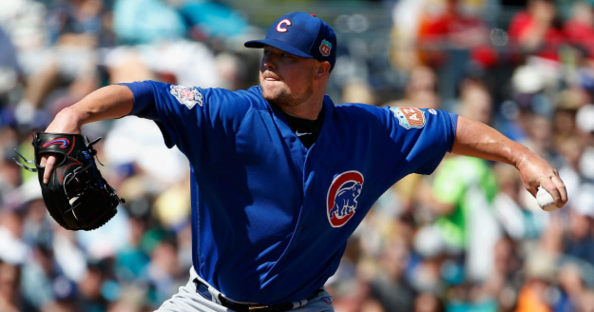 Watch: Jon Lester Threw His Glove To 1st Base For An Out Again - CBS Chicago