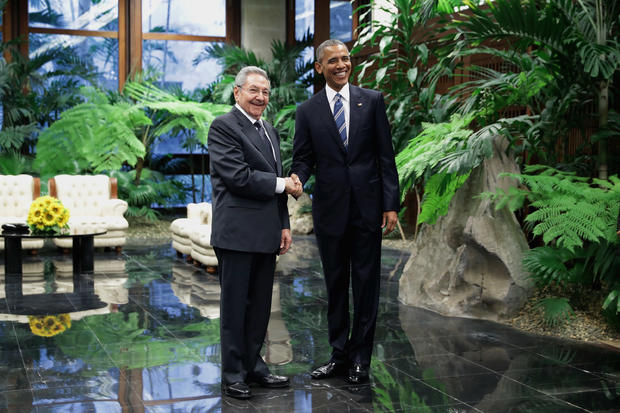 President Obama Meets With Cuban President Raul Castro In Havana 