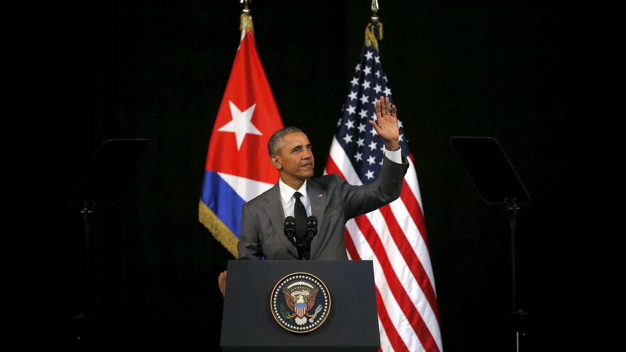 Standing beside Cuban president, Obama calls on Congress to lift trade ...