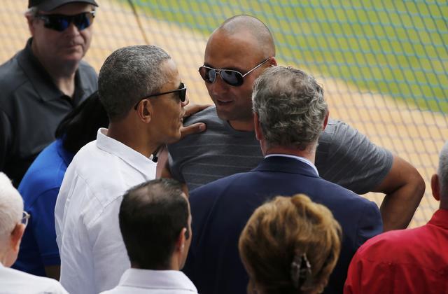 Obama and Derek Jeter talk retirement, childhood - CBS News