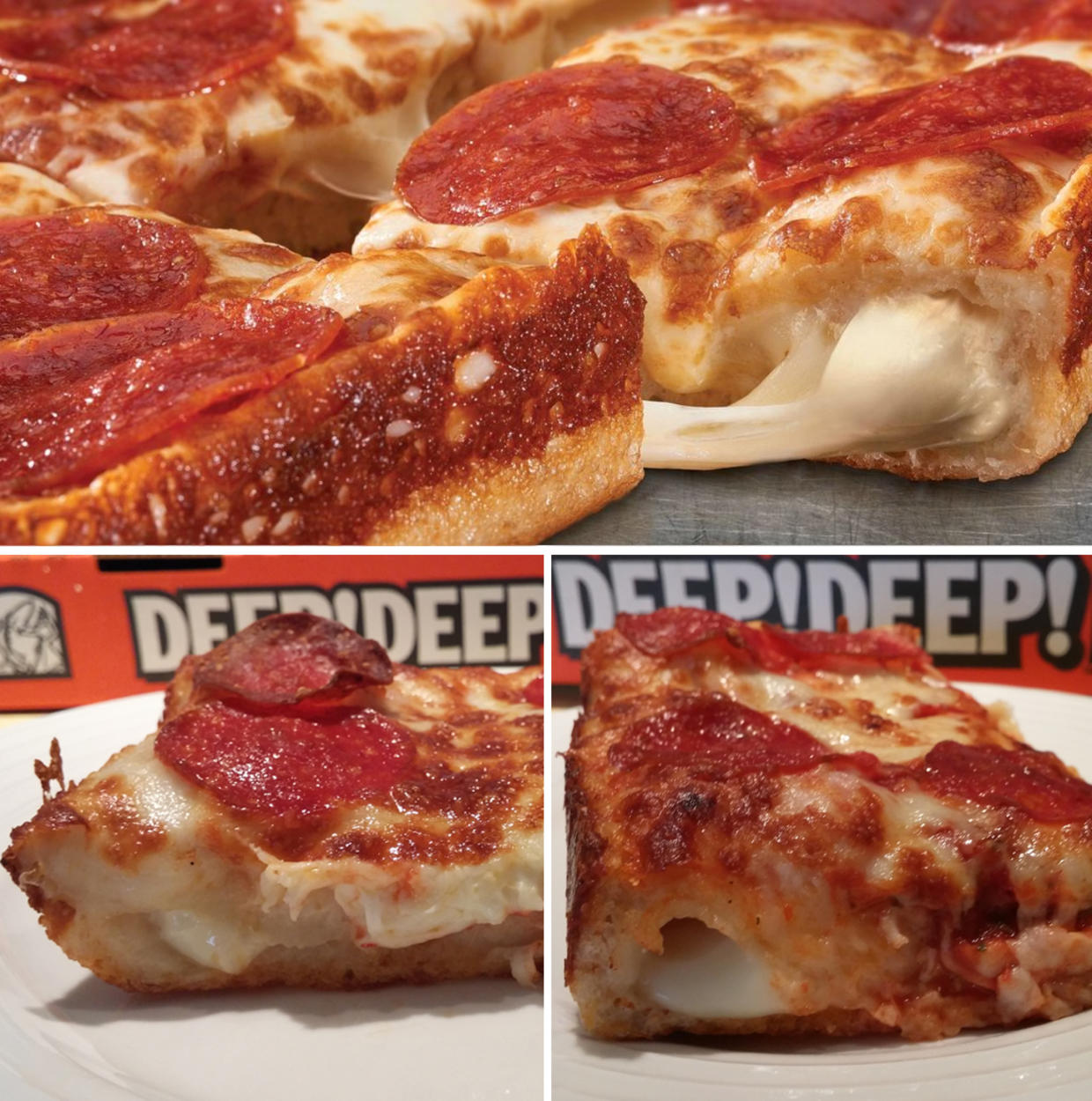 The Snack Attack Little Caesars' Stuffed Crust Deep Dish Pizza Is
