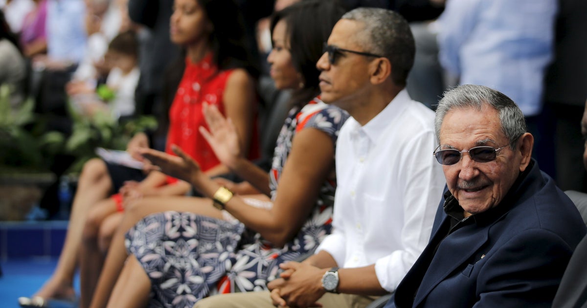 Republicans criticize Obama for attending Havana baseball game after(01)