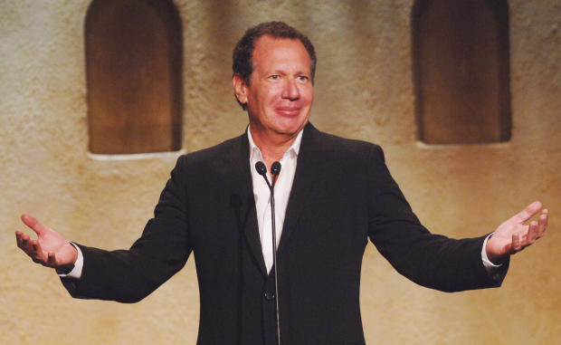 Actor Garry Shandling gestures at the fifth annual Project A.L.S. benefit gala in Los Angeles May 6, 2005. 