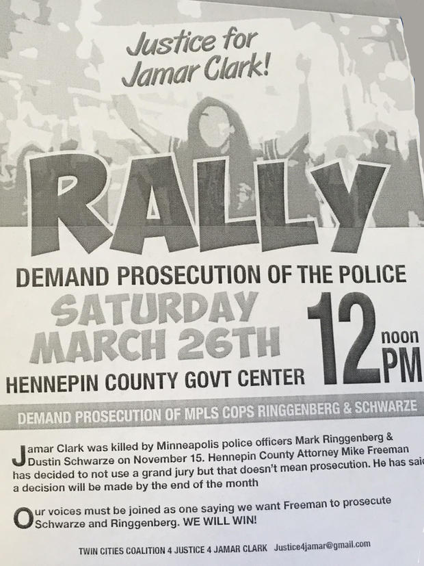 Justice For Jamar Rally Flyer 