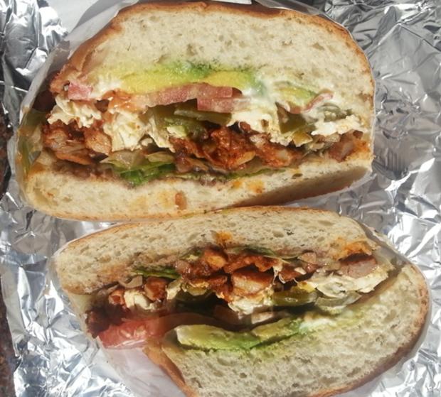Spicy Pork Torta From Orale Tacos 