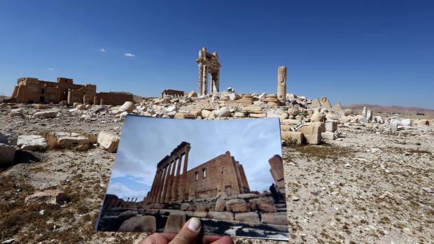 The destruction of Palmyra by ISIS 