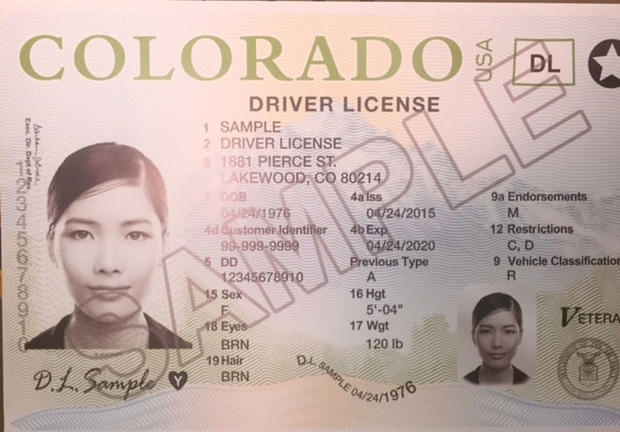 New Colorado Driver's License 