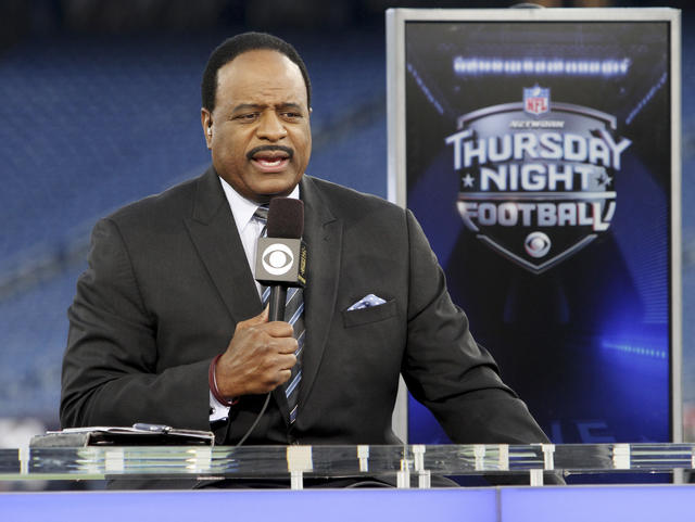 CBS Sports' James Brown delivers anti-domestic violence message