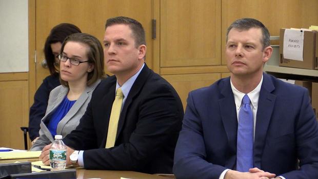 Spears and her defense team in court 