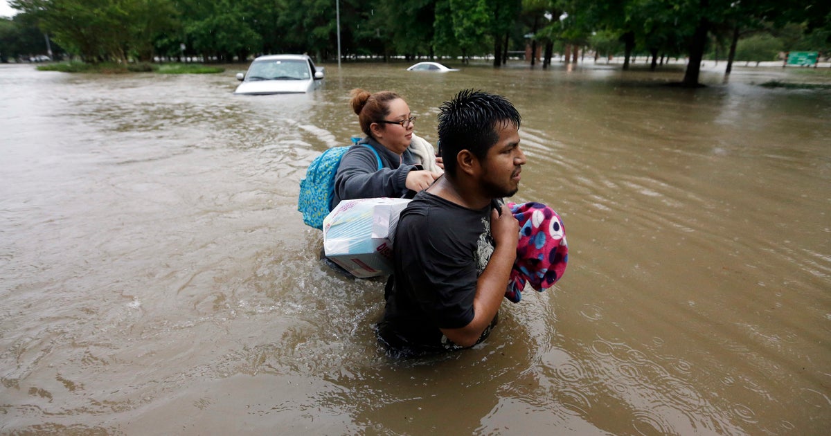 Storms bring "life-threatening" flooding to Texas - CBS News