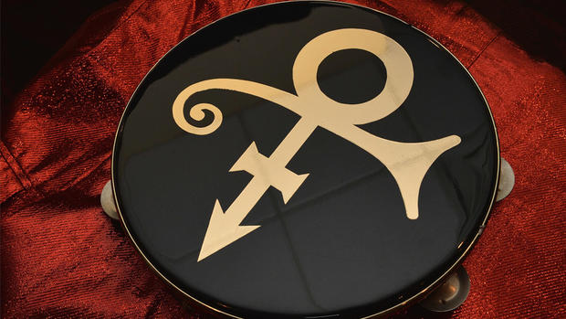 Prince's stage-used tambourine 