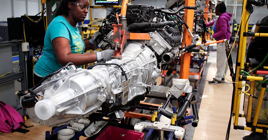 U.S. factory output posts a surprising drop in August - CBS News
