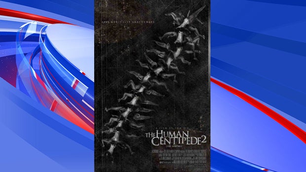 The movie poster for "The Human Centipede 2: (Full Sequence)" via CBS​ Memphis affiliate WREG 