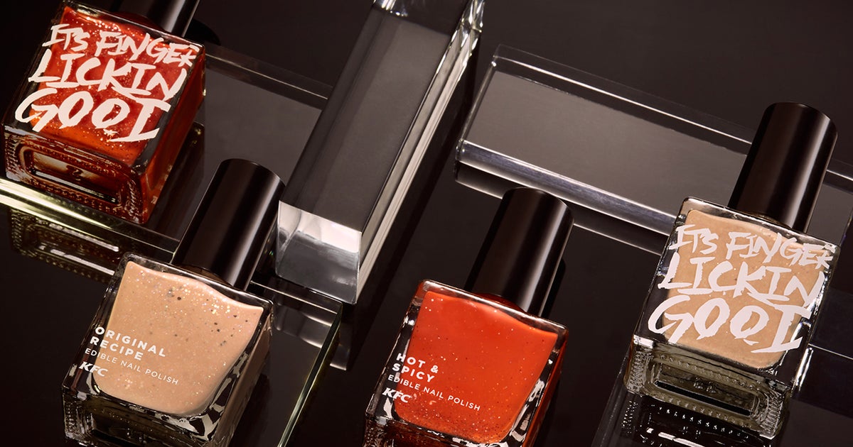 Tastes like chicken? KFC debuts edible nail polish CBS News