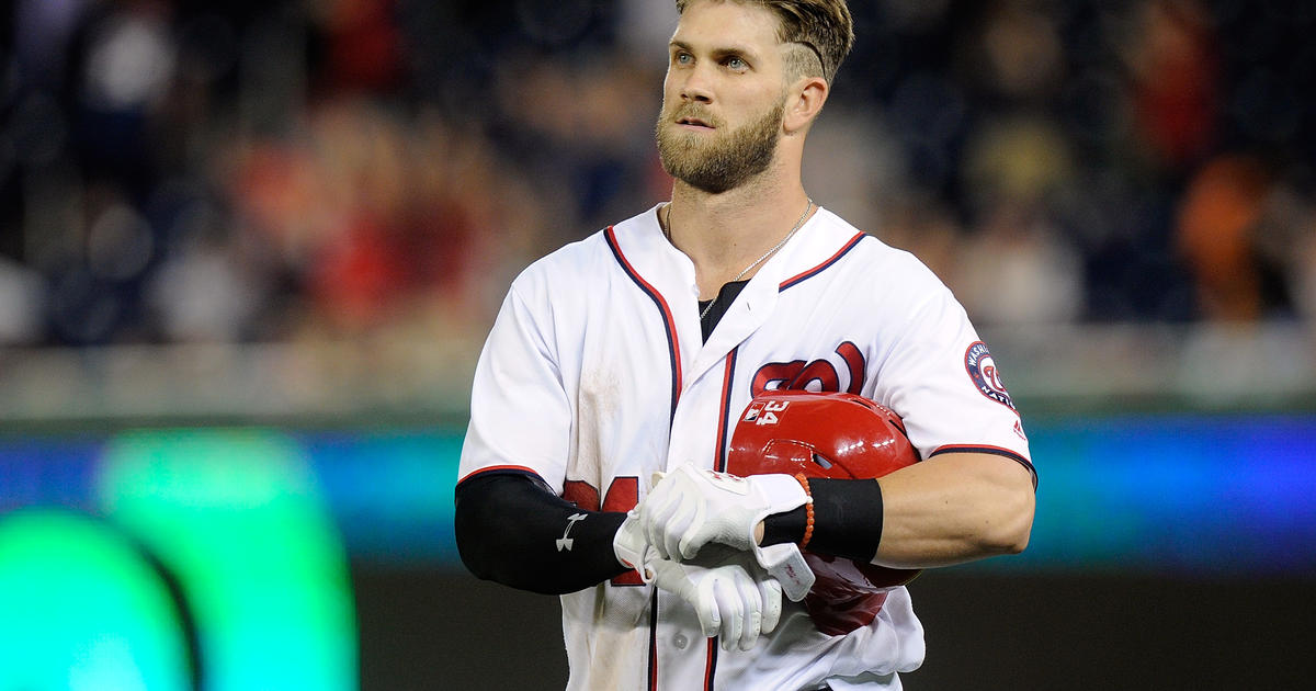 Bryce Harper Shouts Expletive At Umpire After Nationals' Walk-Off Win  [VIDEO] - CBS Detroit