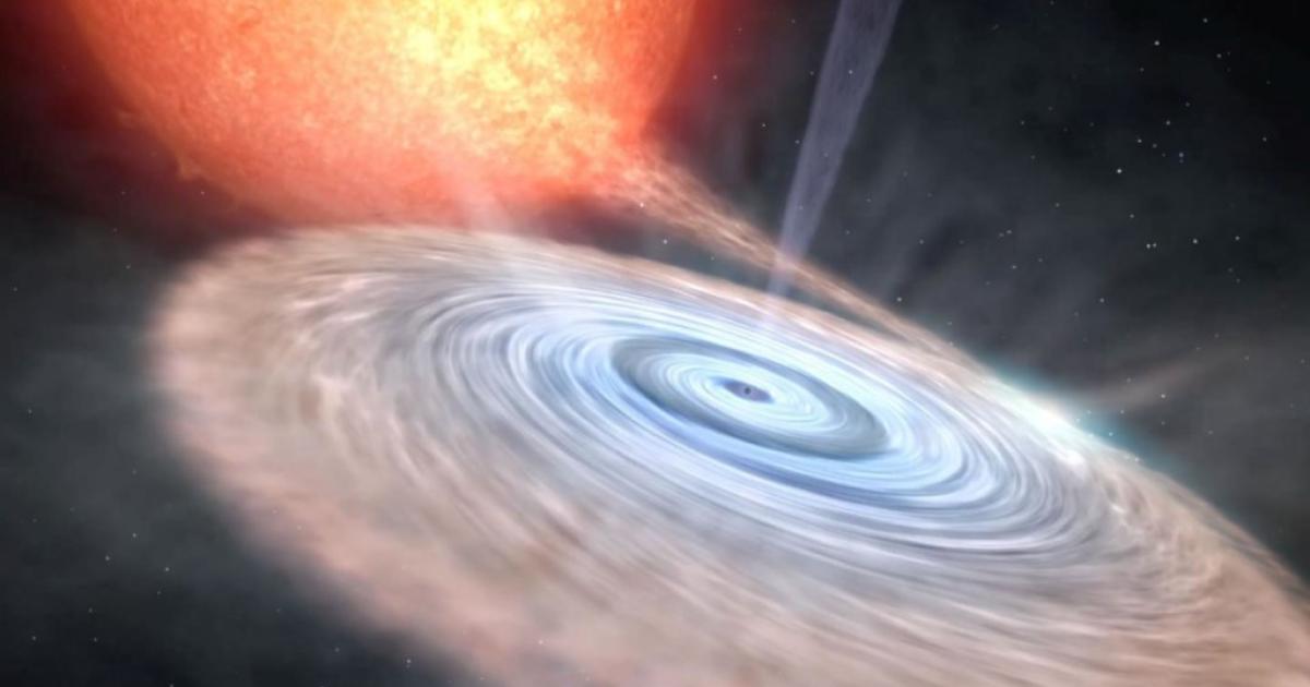 Intense wind detected in space near black hole - CBS News