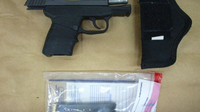 ​George Zimmerman's 9 mm Kel-Tec PF-9 pistol, used in the 2012 killing of Trayvon Martin 