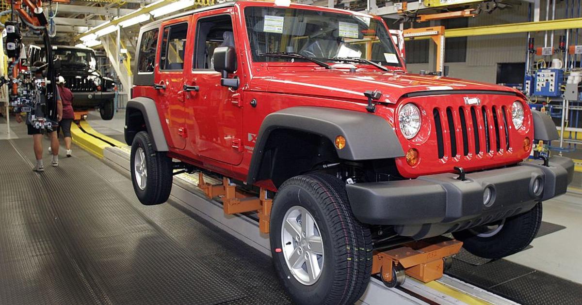 500,000 Jeep Wranglers Being Recalled Over Air Bags - CBS San Francisco