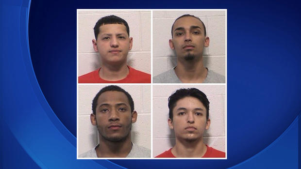 Clockwise from top left: Alvin Flores, Kodi Kuauhtli, Kuauhtleko Garcia and Daniel Wright. (Photo: Durango Police Department) 