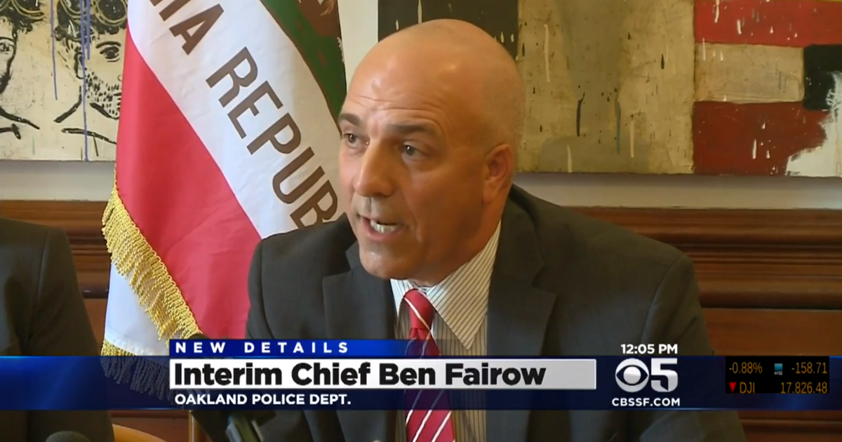 Ben Fairow Interim Oakland California Police Chief Ousted After Less Than A Week Cbs News