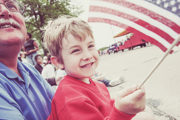 4th fourth of july american flag kid child 