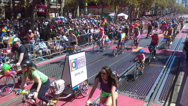 SF Pride Parade 2016 - Bicycle Coalition 