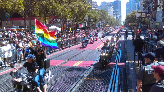 Dykes Bikes SF Pride Parade 2016 