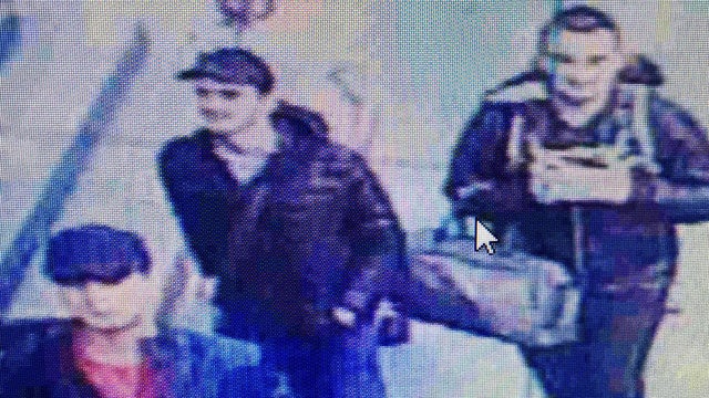 Three men believed to be the suicide bombers who attacked Istanbul's Ataturk Airport are seen arriving at the airport in Turkey 