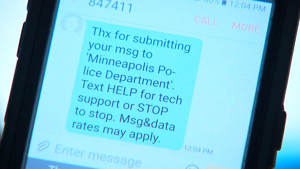 Minneapolis Police Anonymous Tips Text Messages 