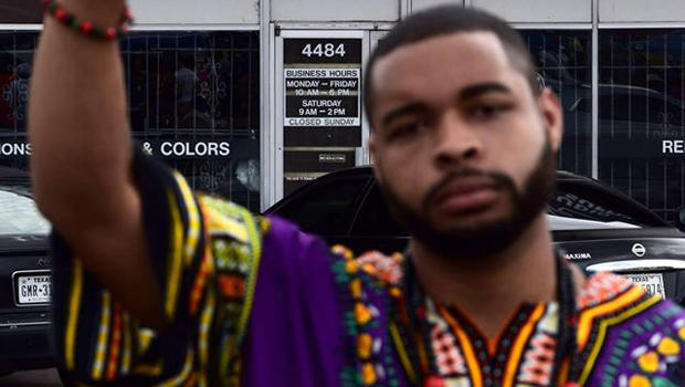 Micah Xavier Johnson is seen in a photo obtained by CBS News.​ 