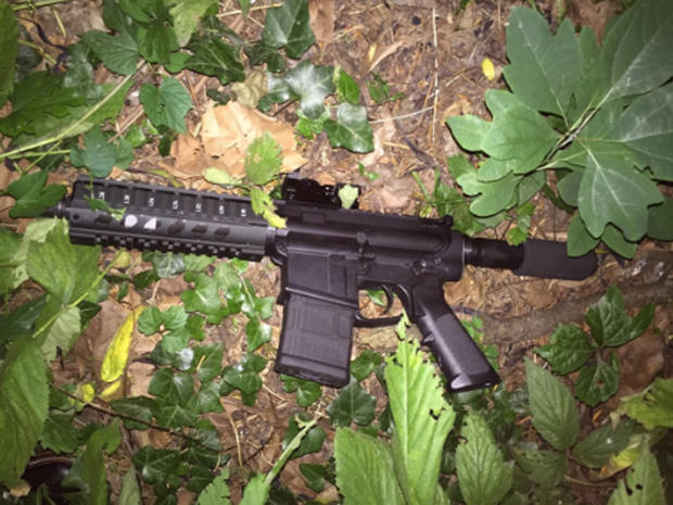 AR-15-assault-style weapon Baltimore police say man was using in shootout with them that left him dead on night of July 14, 2016 