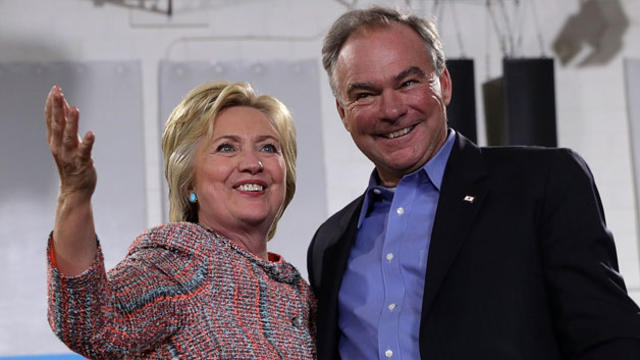 Ijver Dag oppakken Hillary Clinton Picks Sen. Tim Kaine As Running Mate - CBS Boston