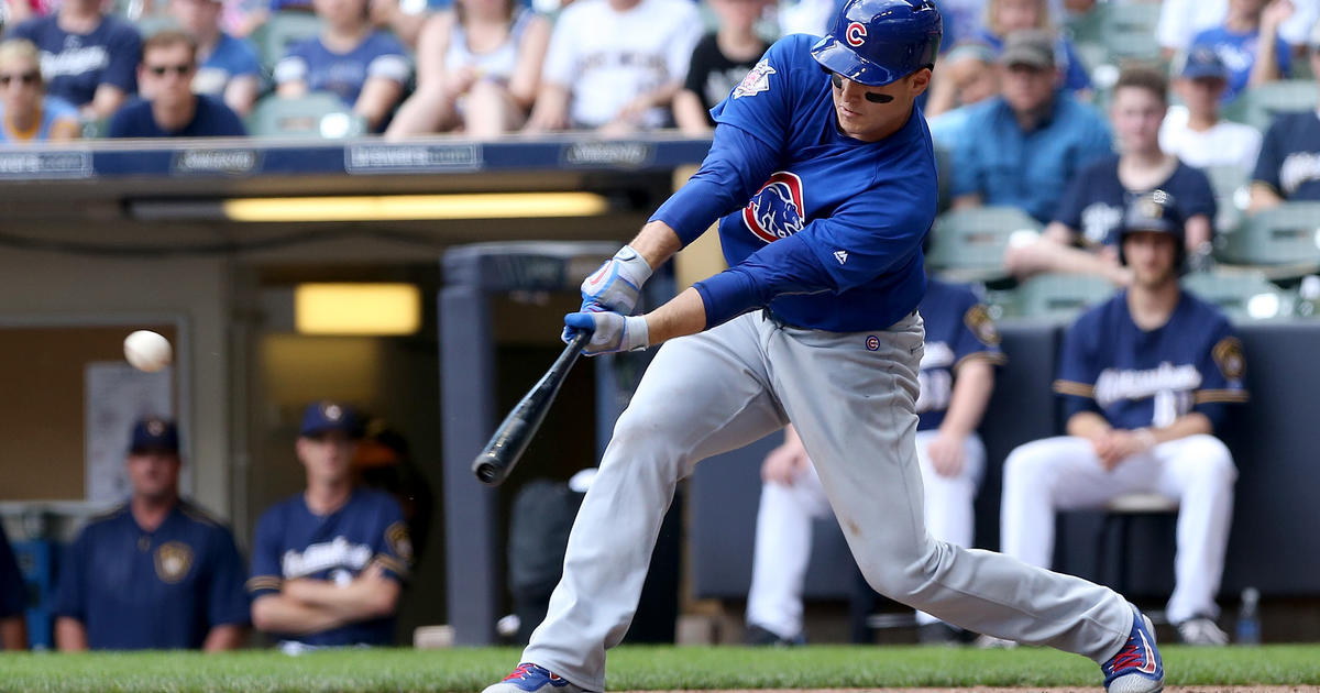 Anthony Rizzo does it again with leadoff home run in Cubs' 4-0 victory