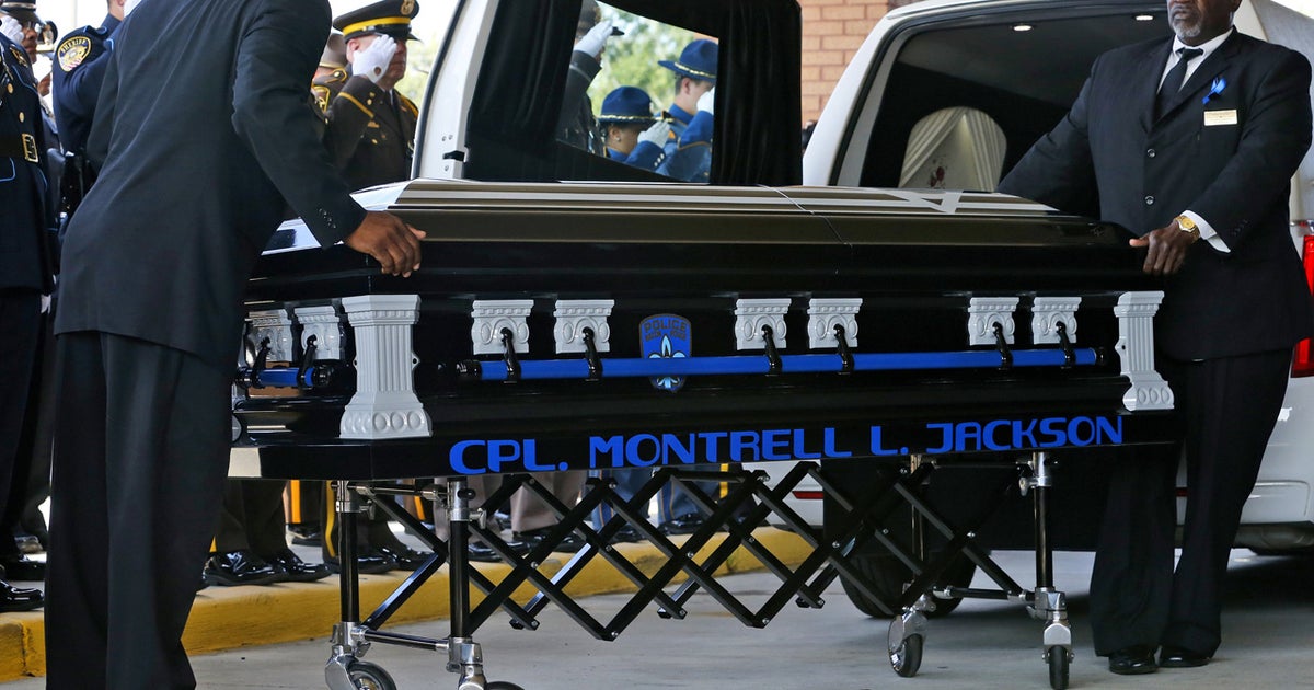 Hundreds gather to bury final slain Baton Rouge officer CBS News(02)