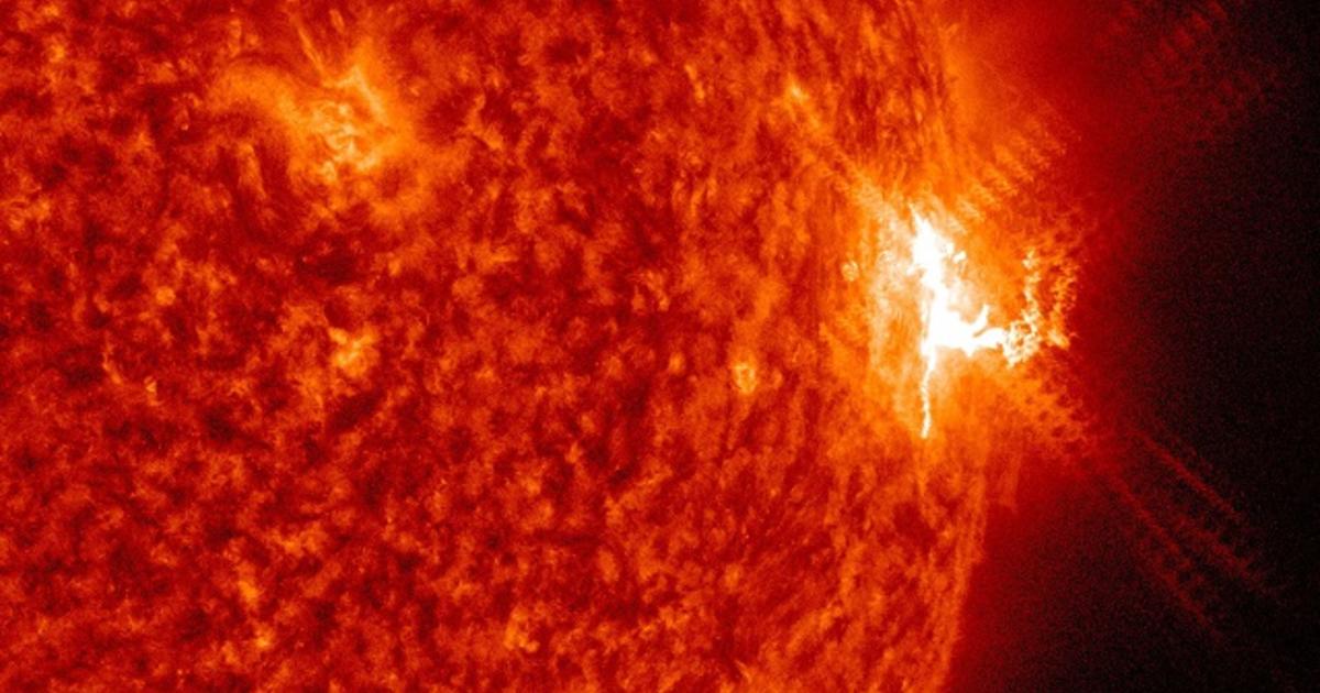 Sun fires off strongest solar flare of the year - CBS News