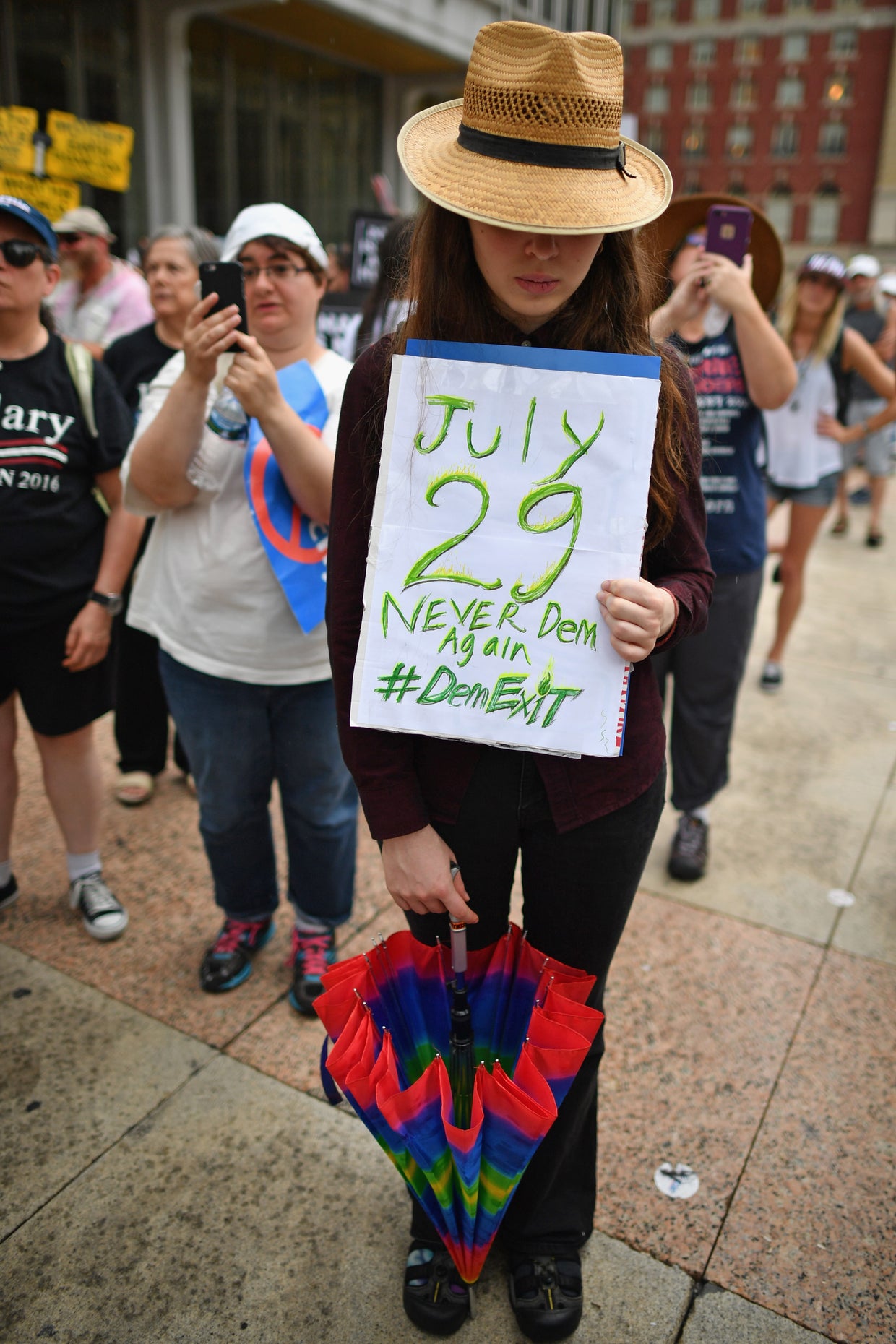 Protests at the 2016 Democratic National Convention
