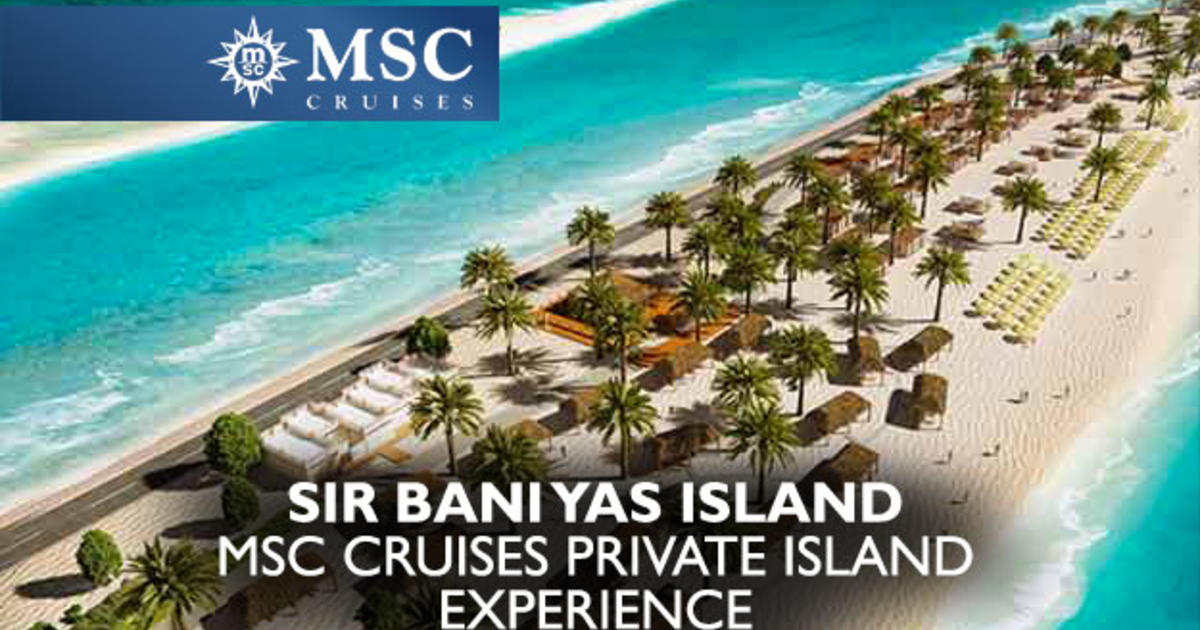 sir bani yas island msc yacht club