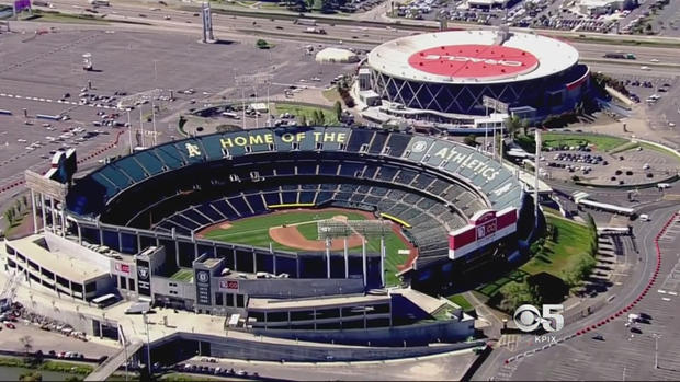 Oakland Coliseum Aerial View 