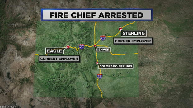Fire Chief Arrested Sterling MAP 