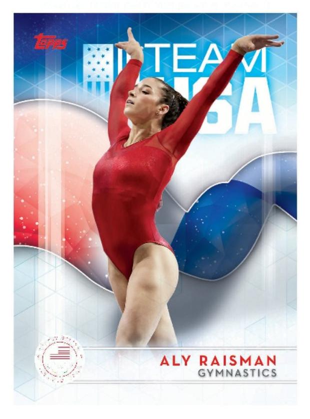 Aly Raisman Topps Olympic card 