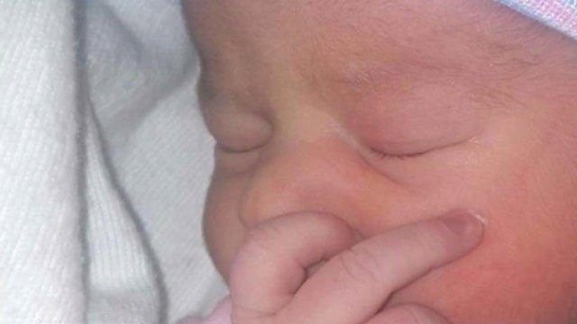 Auroaanne De La Torre-Johnston is seen in a photo that her parents, Michael Johnston and Yvette De La Torre, provided to CBS Los Angeles. 