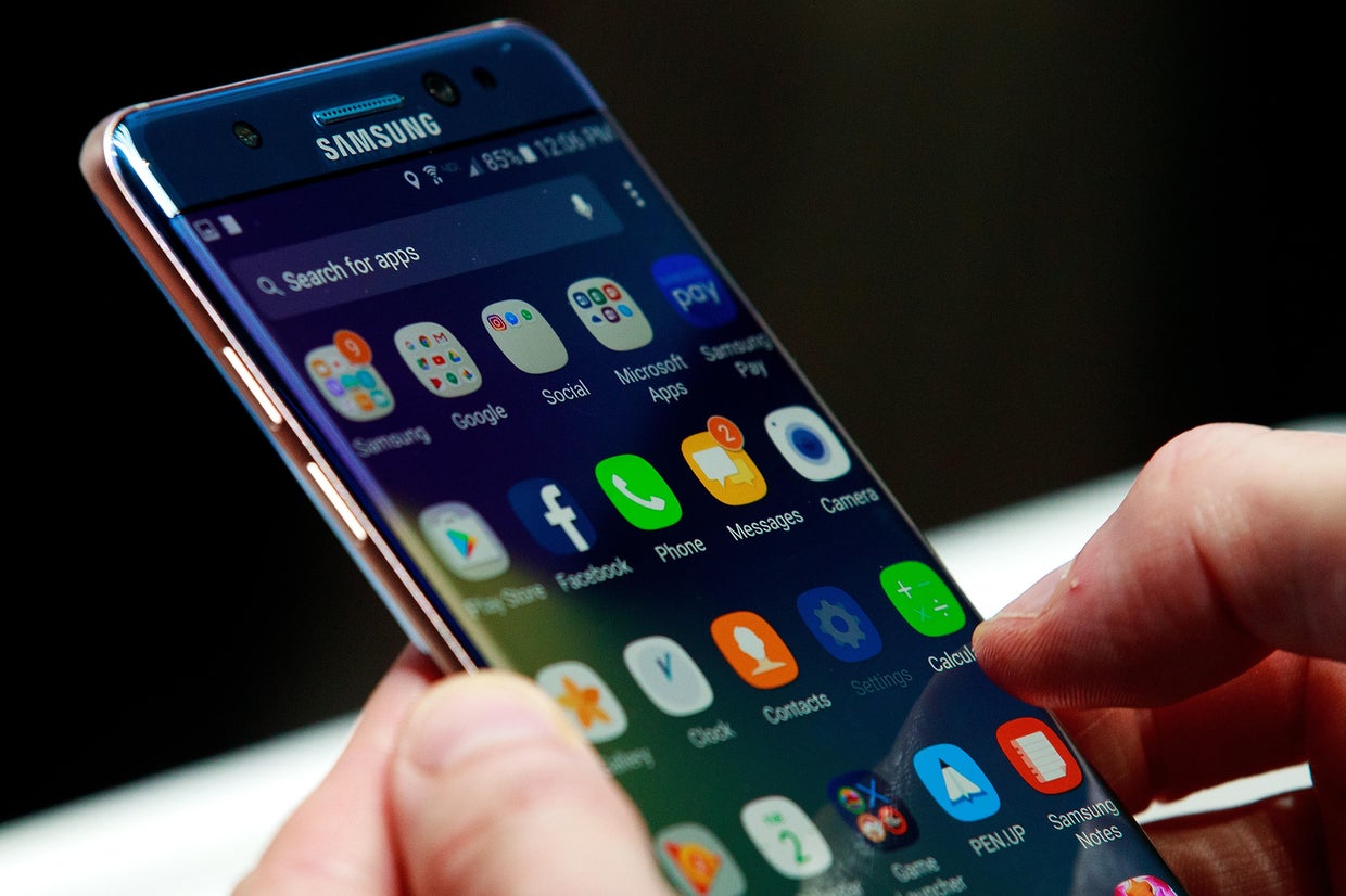 Samsung recalls Galaxy Note 7 phones after battery explosions CBS News