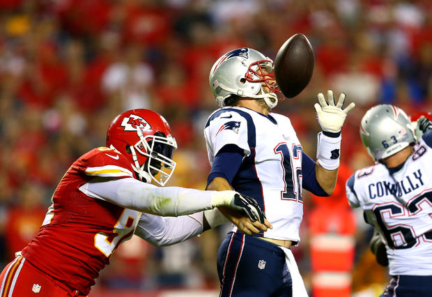 Tom Brady in Kansas City in 2014 - New England Patriots v Kanas City Chiefs 