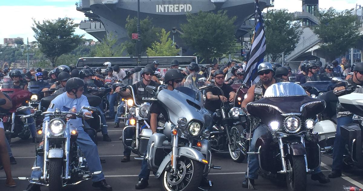 Hundreds Take Part In Cuomo's 9/11 Memorial Motorcycle Ride - CBS New York
