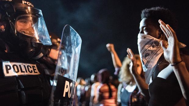 Charlotte police shooting protests 