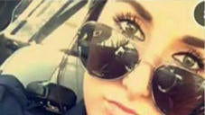 Melissa Adamson is seen in an offensive Snapchat post that appeared on social media on Sept. 27, 2016, and was obtained by CBS Pittsburgh station KDKA-TV. 