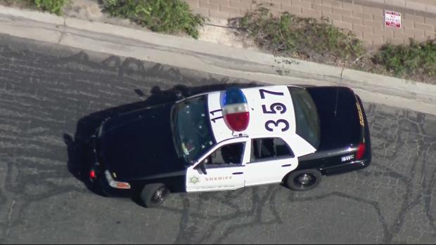 LASD patrol car shot 
