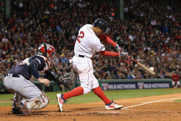 Xander Bogaerts - Division Series - Cleveland Indians v Boston Red Sox - Game Three 